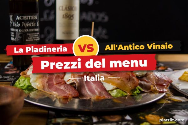 Sandwiches & subs prices compared Italia 2026
